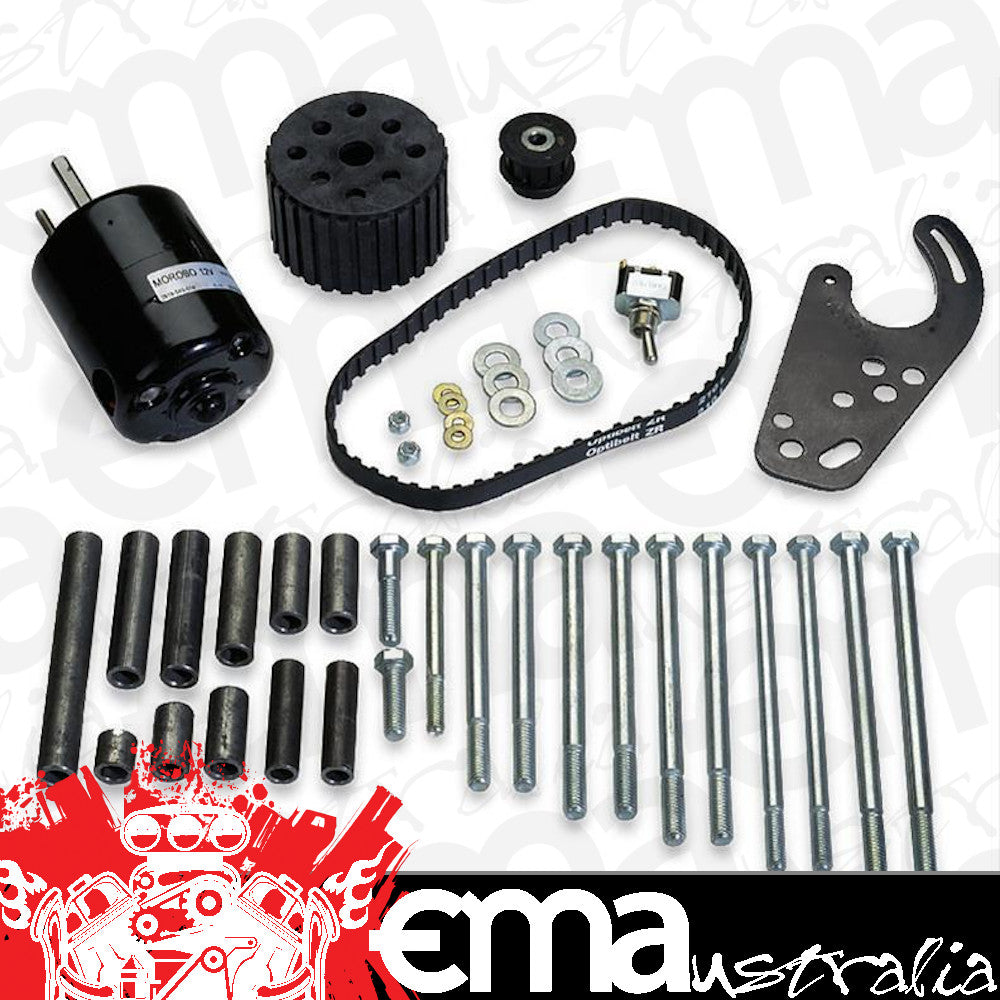 Moroso MO63750 Universal Electric Water Pump Drive Kit Suit Chev, Ford, Chrysler