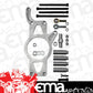 Chevy small block Gen I 265-350 C.I.D. V8 Alternator Mount Kit Suit Chev SB with 63557 Pump Moroso MO63827