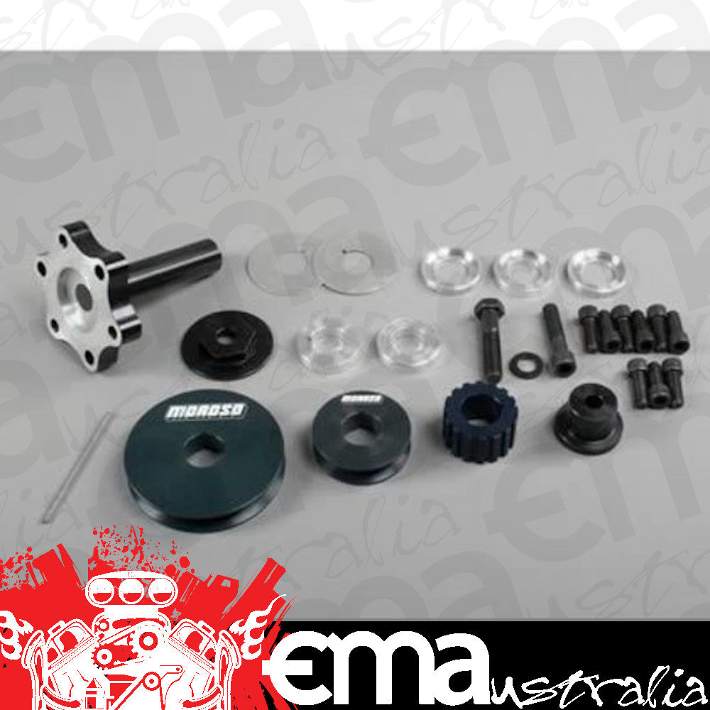 Moroso MO63858 Vacuum & Oil Pump Drive Kit (Suit BB Chev Short Style Flange Mount with Mandrel Length 2.990")