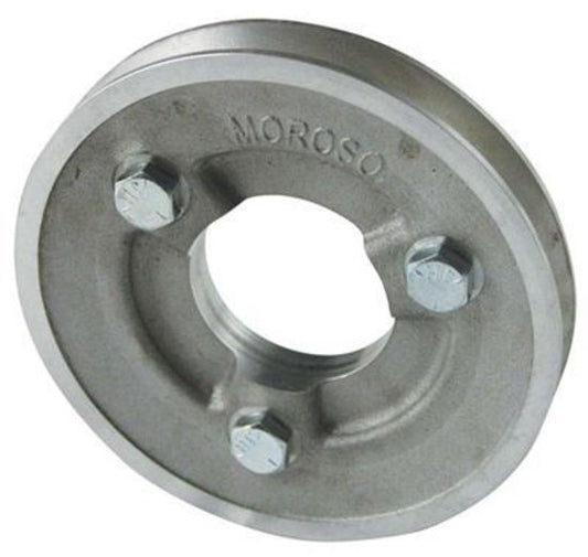 Moroso MO64200 Crankshaft Pulley V-Belt 1-Groove 5.25 In. Aluminium Natural Chevrolet Big Block Short Pump (each)