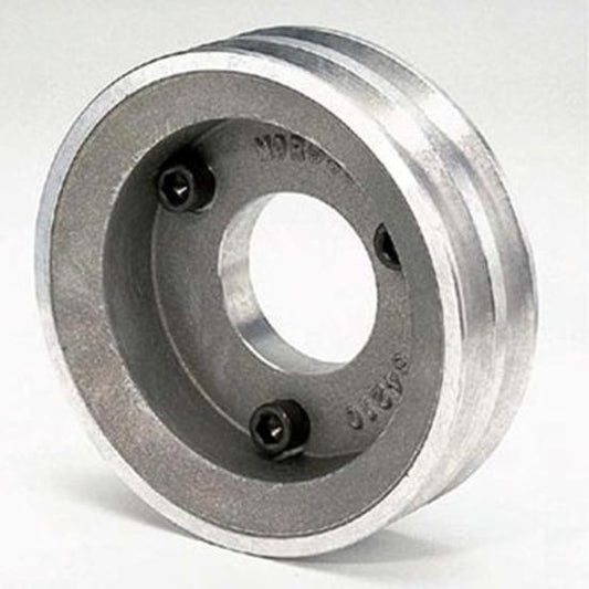 Moroso MO64210 Crankshaft Pulley V-Belt 2-Groove 5.4 In. Aluminium Natural Chevrolet Big Block Short Pump (each)