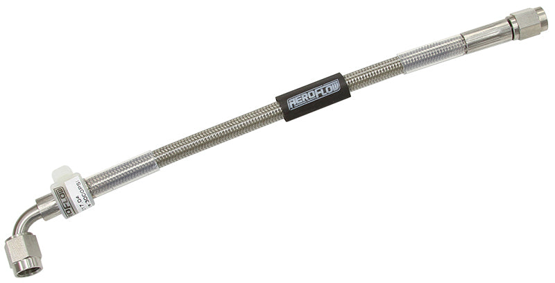Aeroflow AF30-1601 -3AN 90Deg to -3AN Straight12"Long Line Female -3AN Fittings