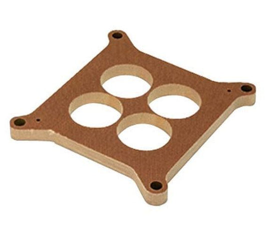Moroso MO64943 1/2" Phenolic Wood Carburetor Spacer 4BBl Square Bore 4-Hole