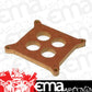 Moroso MO64945 Carburettor Spacer; 4150/4160 Carburettor; 4-Hole Plenum; 1.467 In. Dia. Bores; H-0.5 In.; Phenolic; Incl. All Mounting Hardware; Gaske