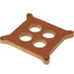 Moroso MO64945 Carburettor Spacer; 4150/4160 Carburettor; 4-Hole Plenum; 1.467 In. Dia. Bores; H-0.5 In.; Phenolic; Incl. All Mounting Hardware; Gaske