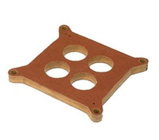 Moroso MO64945 Carburettor Spacer; 4150/4160 Carburettor; 4-Hole Plenum; 1.467 In. Dia. Bores; H-0.5 In.; Phenolic; Incl. All Mounting Hardware; Gaske