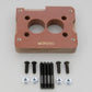 Moroso MO64949 Carburettor Adapter Phenolic Ported Holley 2-Barrel Carburettor To 2-Barrel Manifold 1.00 In. Thick Kit