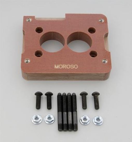 Moroso MO64949 Carburettor Adapter Phenolic Ported Holley 2-Barrel Carburettor To 2-Barrel Manifold 1.00 In. Thick Kit