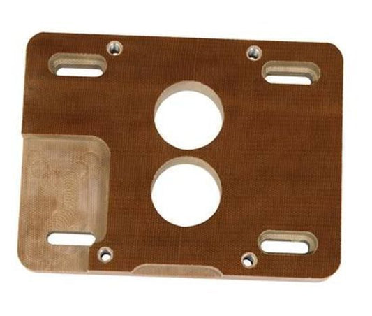 Adapts Holley No. 4412, 500 cfm 2bbl carburetors to a Standard Quadrajet Intake Manifold Phenolic Carburetor Adapter Rochester 4BBl Moroso MO64953