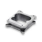 Moroso MO64960 Carburettor Adapter Aluminium Natural Open Center 4-Barrel Quadrajet Adapter 2.00 In. Thick Kit