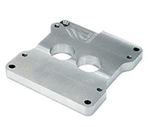 Moroso MO64966 Carburettor Adapter Aluminiumnatural2-Barrel Carburettor To 4-Barrel Manifold1.69 In. Bore.750 In. Thickkit