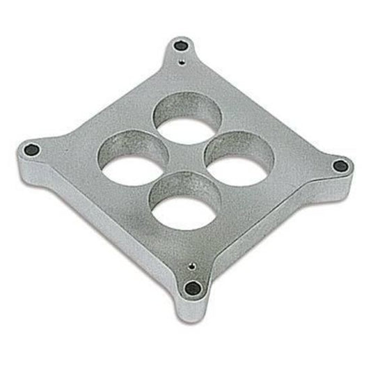 Moroso MO64996 Carburettor Spacer; 4150/4160 Carburettor; 4-Hole Plenum; 1.750 In. Dia. Bores; H-1 In.; Billet Aluminium;