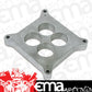 Moroso MO64996 Carburettor Spacer; 4150/4160 Carburettor; 4-Hole Plenum; 1.750 In. Dia. Bores; H-1 In.; Billet Aluminium;