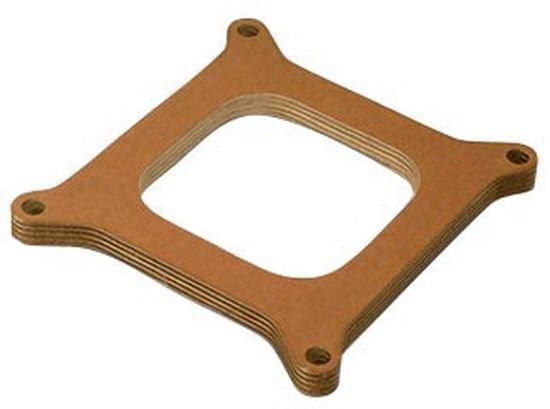 Moroso MO65015 1/2" Wood Carburetor Spacer 4BBl Square Bore Open Centre