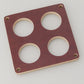 Moroso MO65017 1/2" Phenolic Wood Carburetor Spacer 4 Hole Dominator 4BBl