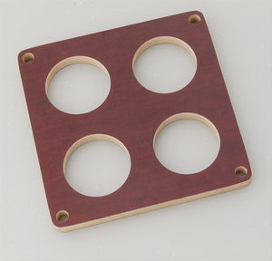 Moroso MO65017 1/2" Phenolic Wood Carburetor Spacer 4 Hole Dominator 4BBl