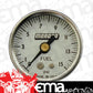 Moroso MO65372 1-1/2" Mech Fuel Pressure Gauge 0-60 PSI Chrome/White Mor65372