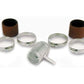 Moroso MO65385 Efi Fuel Return Line Kit; Incl. Two Buna-N Sleeves/Four Stainless Steel Hose Clamps; 3/8 In. Aluminium Fuel Fitting Factory Welded To A