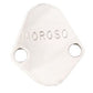 Moroso MO65394 Fuel Pump Block-Off Plate; Chrome Plated Steel;