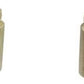 Moroso MO65440 Carburettor Jet Extensions 1/4-32 In. Thread Brass Screw-In Holley Barry Grant Demon 4-Barrel Pair