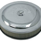 Moroso MO65910 Hand Polished Chrome 14" X 3" Air Cleaner Assembly Logo
