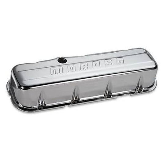 Moroso MO68112 Tall Chrome Steel Valve Covers Suit Chevy BB 396-454