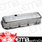 Moroso MO68113 Valve Covers Tall Steel Chrome Logo Chevrolet Big Block Pair