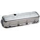 Moroso MO68113 Valve Covers Tall Steel Chrome Logo Chevrolet Big Block Pair