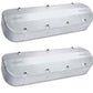 Moroso MO68334 Valve Covers Tall Aluminium Natural Logo Chevrolet Big Block Pair