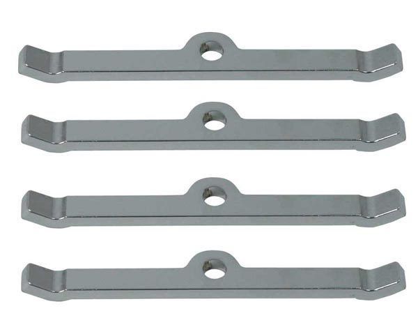 Moroso MO68510 Chrome Steel Valve Cover Hold Down Tabs Suit Chev SB V8