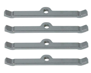 Chev small block V8& 90? degrees V6 Chrome Steel Valve Cover Hold Down Tabs Suit SB Moroso MO68510