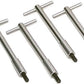 Moroso MO68610 Extra Long 4" Valve Cover Wing Nuts Chrome Steel 1/4"-20 Thread