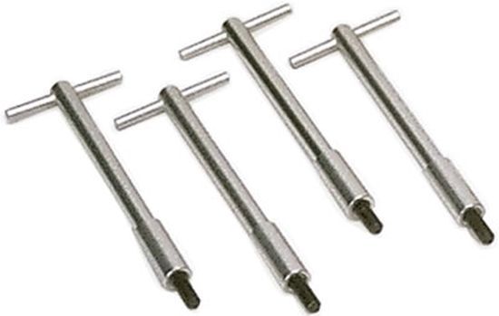 Moroso MO68610 Extra Long 4" Valve Cover Wing Nuts Chrome Steel 1/4"-20 Thread