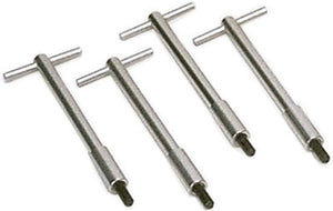 Moroso MO68610 Extra Long 4" Valve Cover Wing Nuts Chrome Steel 1/4"-20 Thread