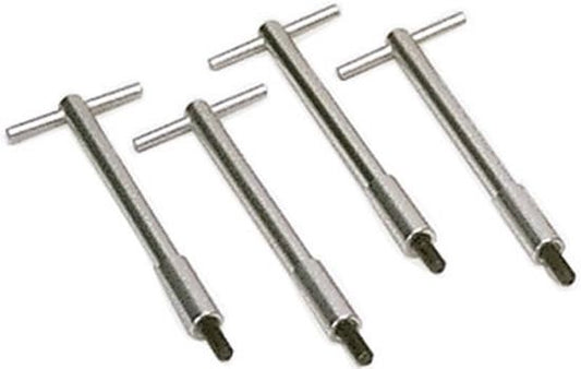 Moroso MO68610 Extra Long 4" Valve Cover Wing Nuts Chrome Steel 1/4"-20 Thread