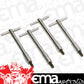 Moroso MO68610 Extra Long 4" Valve Cover Wing Nuts Chrome Steel 1/4"-20 Thread