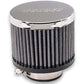 Moroso MO68816 Valve Cover Breather Clamp -On Round Steel/RuBBer Chrome/Black 1 1/2 In. Nipple Logo (each)