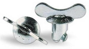 Moroso MO71260 Butterfly Head Quick Fasteners.400" Long Cadmium Plated 10Pk Mor71260
