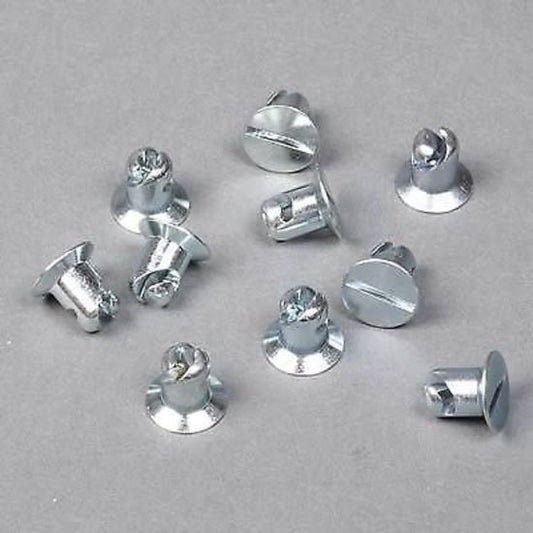 Moroso MO71290 Flush Head Quick Fasteners .450" Long Cadmium Plated 10Pk