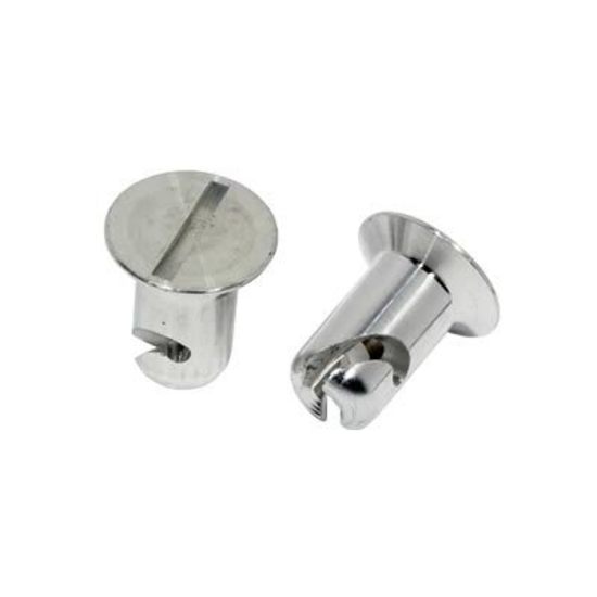 Moroso MO71301 Dzus Fasteners (Aluminium Flush Head Fastener, 7/16" X .500")