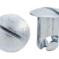 Moroso MO71350 Dzus Fasteners (Steel Oval Head Fastener, 7/16" X .500" Medium Body)