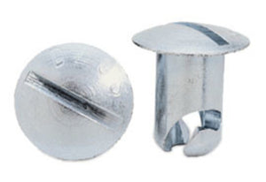 Moroso MO71350 Dzus Fasteners (Steel Oval Head Fastener, 7/16" X .500" Medium Body)