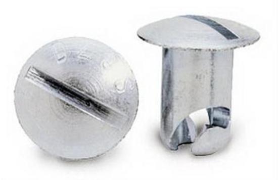 Moroso MO71360 Dzus Fasteners (Steel Oval Head Fastener, 7/16" X .550" Long Body)