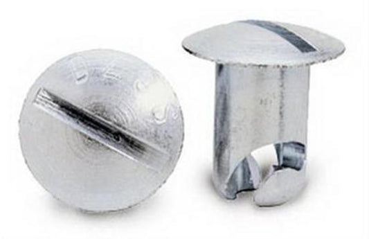Moroso MO71360 Dzus Fasteners (Steel Oval Head Fastener, 7/16" X .550" Long Body)