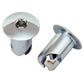 Moroso MO71362 Steel Oval Head Quick Fasteners Hex Drive 7/16" X.550 10 Pk