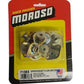 Moroso MO71383 Quick Fasteners Complete Fastener Steel Gold Self-Ejecting Flush Hex 0.550 In. (set of 10)