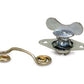 Moroso MO71540 Butterfly Self Ejecting Fasteners; 0.650 In. Long Body; Grip Range 0.348-0.383 In.; 10 Per Pack;