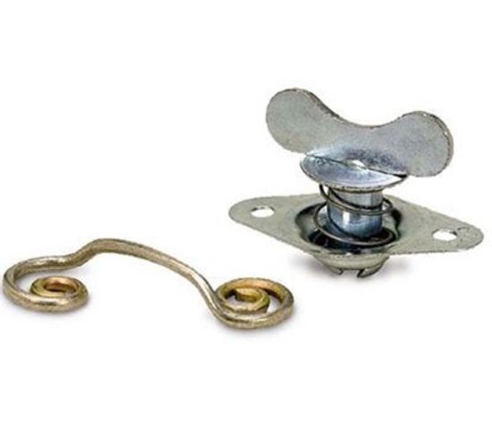 Moroso MO71540 Butterfly Self Ejecting Fasteners; 0.650 In. Long Body; Grip Range 0.348-0.383 In.; 10 Per Pack;