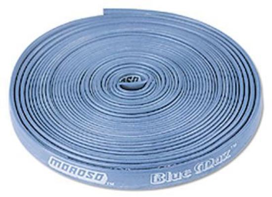Moroso MO72000 Insulated Wire Sleeve; 7-8 Mm Wire; Silicone Impregnated Woven Fiberglass; 25 Ft. Roll; Blue;