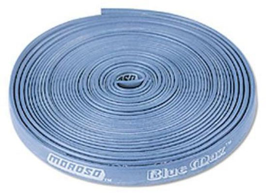 Moroso MO72000 Insulated Wire Sleeve; 7-8 Mm Wire; Silicone Impregnated Woven Fiberglass; 25 Ft. Roll; Blue;